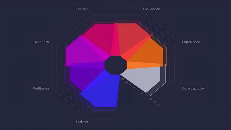 Enhanced pie-chart graph