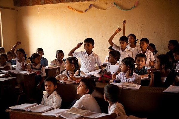 Children in a classroom